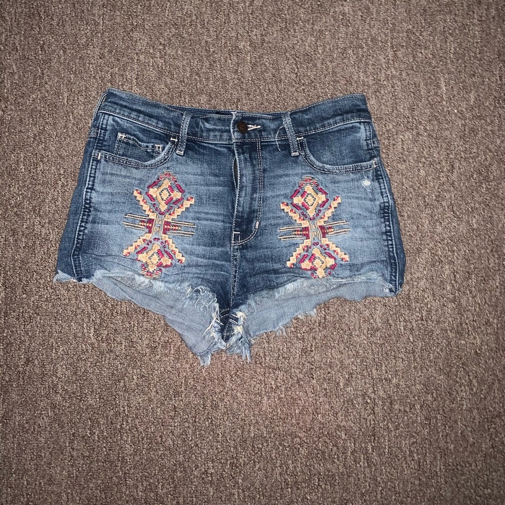 Hollister high-rise short shorts
